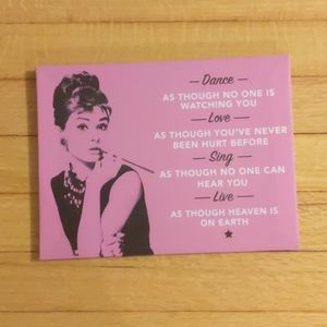 Audrey Hepburn canvas print